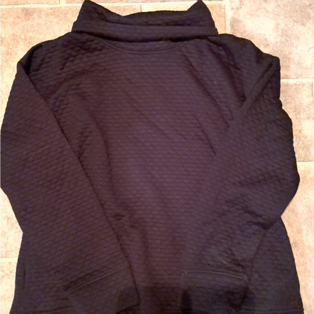 Black Textured Sweater